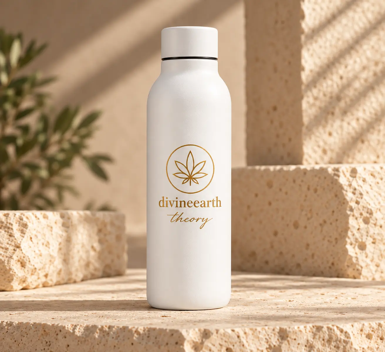White Bottle — front view