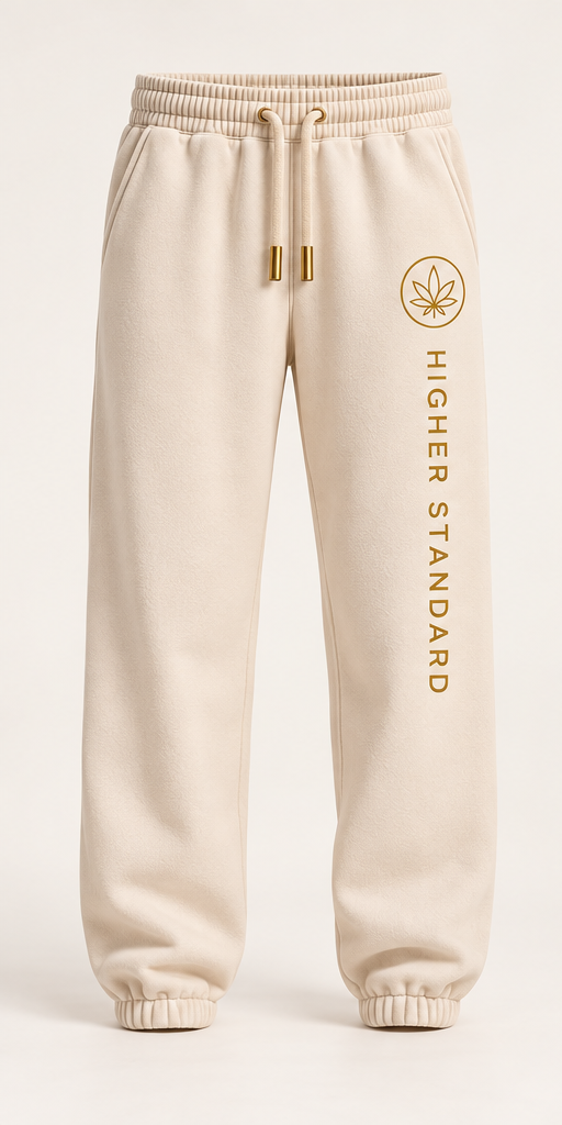 Cream Jogger — front view